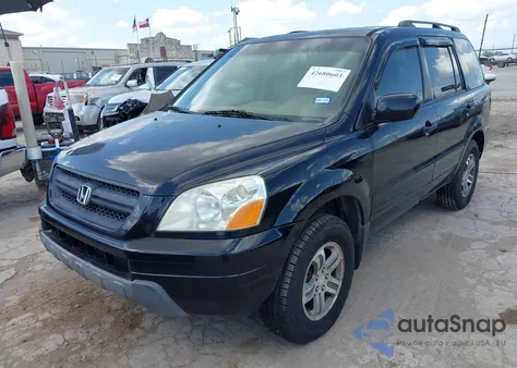 2004 Honda Pilot Ex-L from USA, damaged, VIN 2HKYF18564H611781